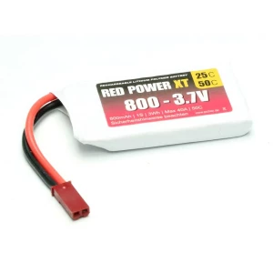 Red Power lipo akumulatorski paket za modele 3.7 V 800 mAh  25 C softcase JST, BEC slika