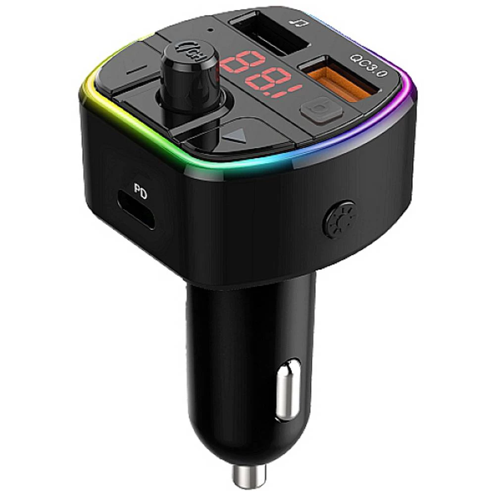 Technaxx FMT1600BT fm predajnik uklj. funkcija govora slobodnih ruku, s mogućnošću punjenja za iPhone slika