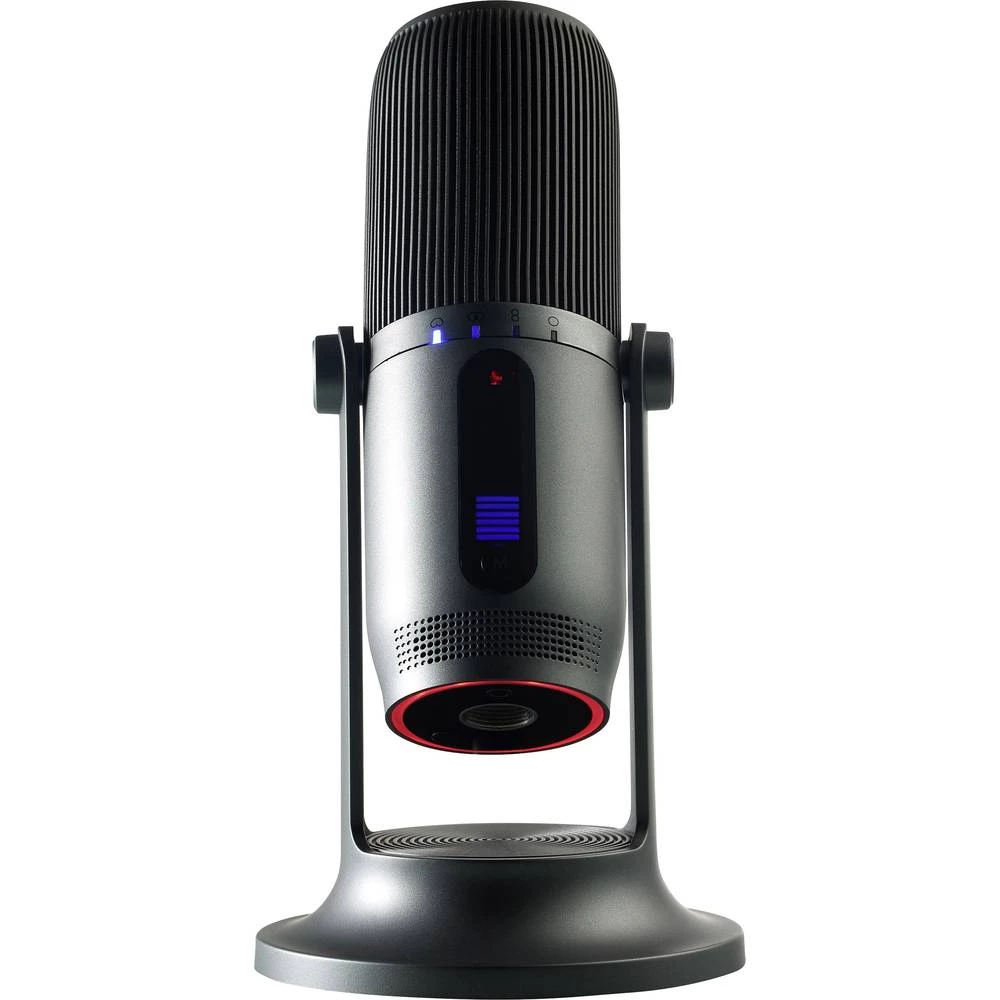 Stojeći USB studijski mikrofon Thronmax M2P-G Način prijenosa:Žičani Postolje, Uklj. kabel slika