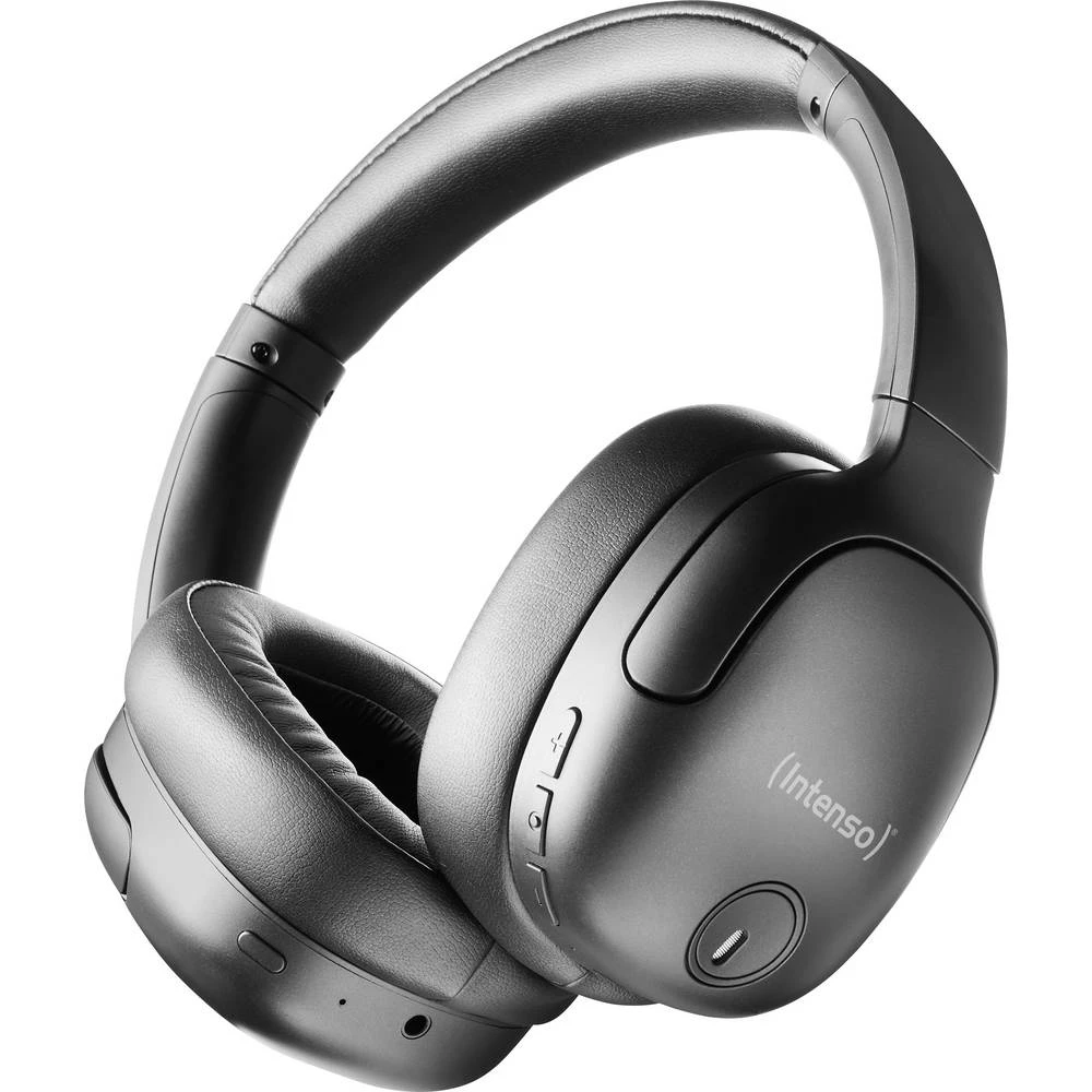 Intenso Over-Ear O400HA black 3740400 računalo Over Ear slušalice Bluetooth® stereo crna poništavanje buke sklopive slika