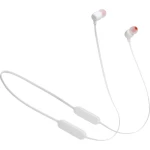 JBL Tune 125 BT Bluetooth® sportske in ear slušalice u ušima vratna traka bijela