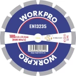 WorkPro  GSOSSE-3 rezna ploča 180 mm 1 St. keramika, porculan, marmor, zidano, staklo, vapnenac, granit, prirodni kamen,