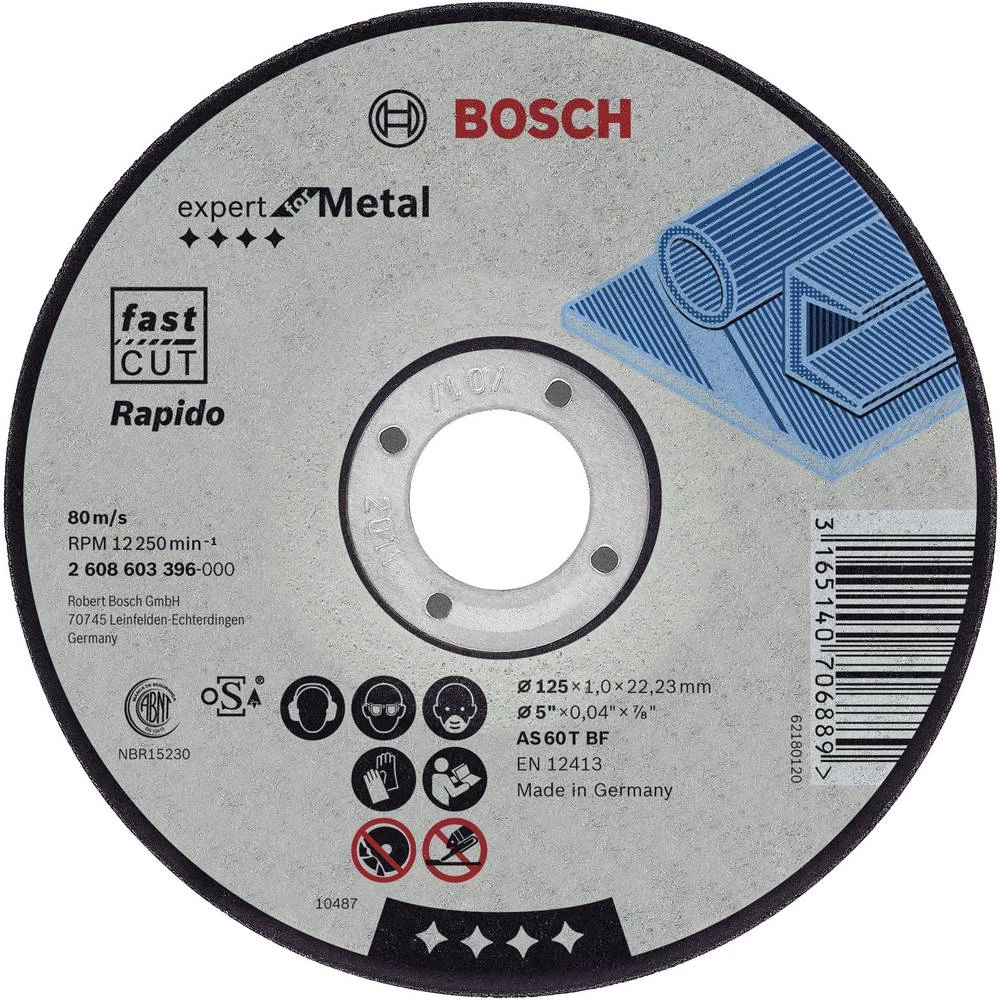 Bosch Accessories 2608603394 2608603394 rezna ploča ravna 115 mm 22.23 mm 1 St. slika