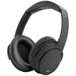 STREETZ HL-BT404  Over Ear Headset Bluetooth® stereo crna poništavanje buke sklopive, slušalice s mikrofonom, kontrola glasnoće