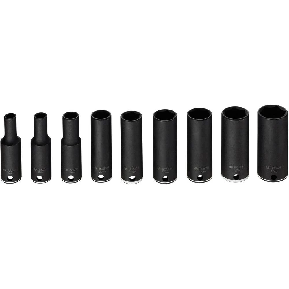 Vanjski šesterokutni Komplet nastavaka za nasadni ključ 9-dijelni 3/4" Bosch Accessories 2608551099 slika