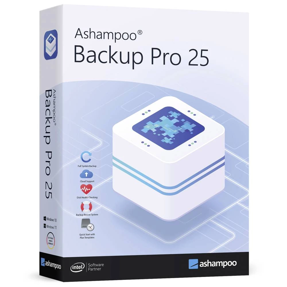 Ashampoo Backup Pro 25 puna verzija 1 licenca Windows backup softver slika