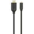 Belkin HDMI Priključni kabel [1x Muški konektor HDMI - 1x Muški konektor Micro HDMI tipa D] 3 m Crna slika