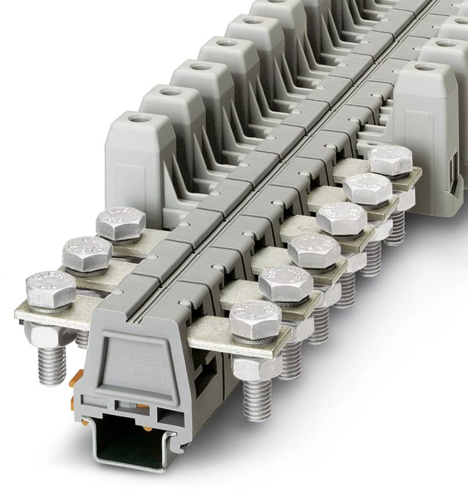 UHV 50-M10/M10 - prolazna stezaljka UHV 50-M10/M10 Phoenix Contact sive boje, sadržaj: 10 kom. slika