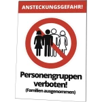 Cimco Cimco Werkzeuge 182814 prikaz upozorenja Skupine ljudi zabranjeno! 1 St.