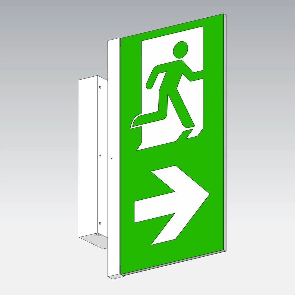 Beltrona svjetiljka za izlaz u nuždu X80 20 m središnje napajanje baterijom zidna/stropna montaža Beltrona MEXX8003 led osvjetljenje za izlaz u nuždi  montaža na zid, montaža u strop slika