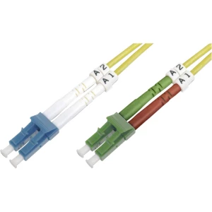 Digitus    DK-293LCA3LC-02    Glasfaser    svjetlovodi    priključni kabel    [1x muški konektor lc/apc 8° - 1x muški konektor lc]    9/125 µ    Singlemode OS2    2.00 m slika