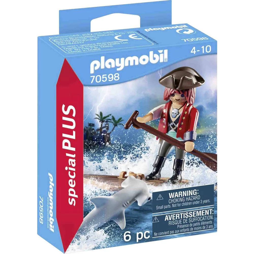 Playmobil® specialPLUS Gusar sa splavom i morskim psom čekićarom 70598 slika