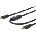 HDMI Priključni kabels pojačalom[1x Muški konektor HDMI - 1x Muški konektor HDMI] 15 m Crna Digitus slika