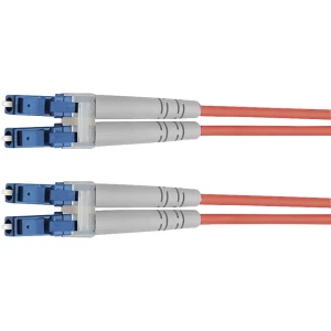 Staklena vlakna Svjetlovodi Priključni kabel [1x Muški konektor LC - 1x Muški konektor LC] 50/125 µ Multimode OM4 5 m Tele slika