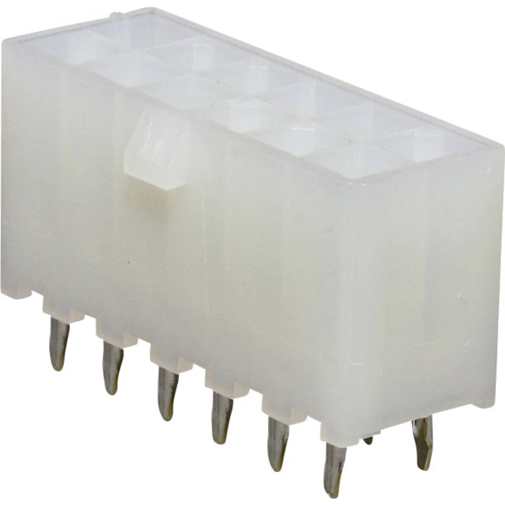 Molex 39281123 Mini-Fit Jr. Vertical Header, 4.20mm Pitch, Dual Row, 12 Circuits, without Snap-in Plastic Peg PCB Lock, slika