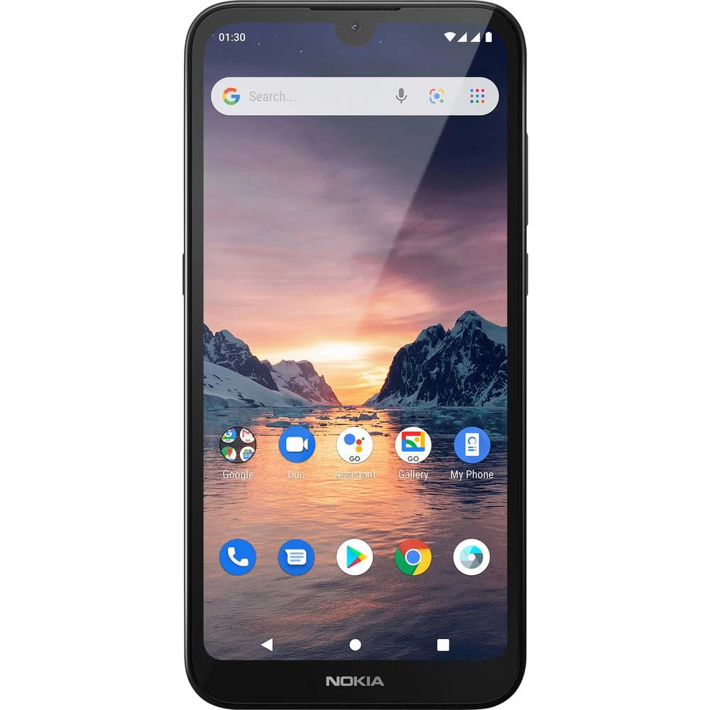 Nokia 1.3 dual sim pametni telefon 16 GB 5.71 palac(14.5 cm)dual-sim android&trade; 10 8 MPix ugljen boja slika