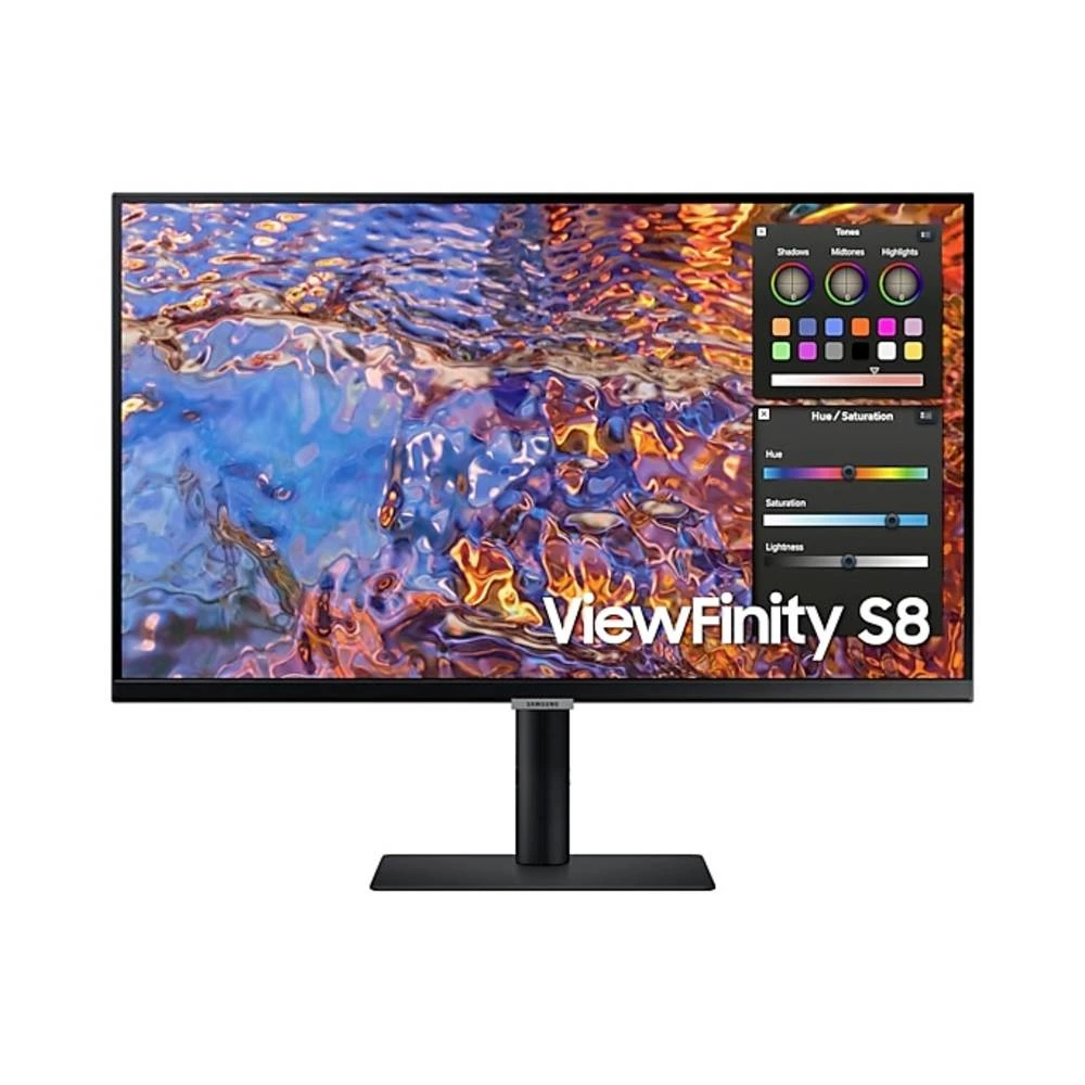 Samsung S27B800PXP LED zaslon 68.6 cm (27 palac) Energetska učinkovitost 2021 F (A - G) 3840 x 2160 piksel UHD, 4K 5 ms HDMI™, DisplayPort, USB-C® IPS LCD slika