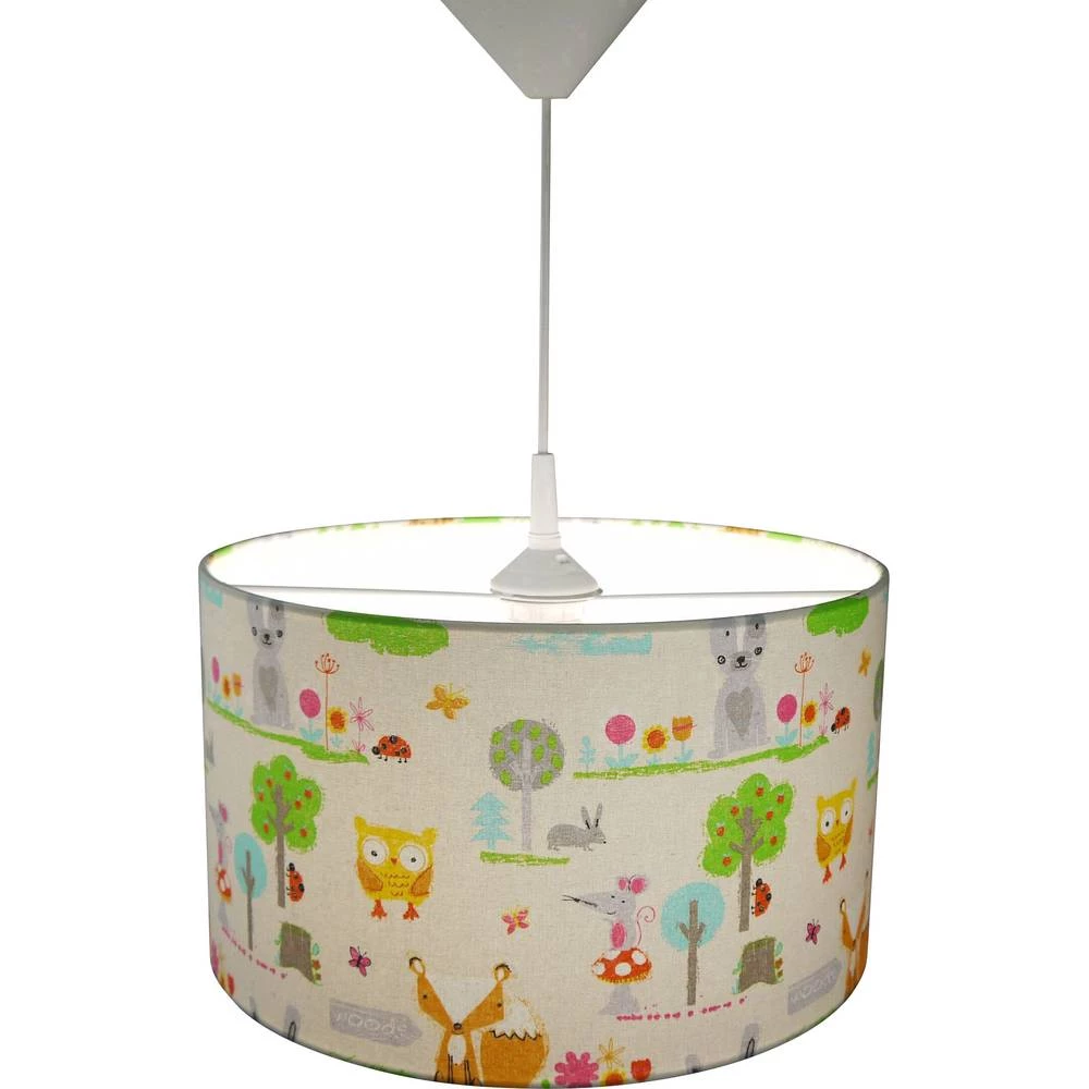 Viseća svjetiljka Šumske životinje ATT.CALC.EEK: Ovisno o lampi Štedna žarulja, LED E27 60 W Niermann Šarena boja slika