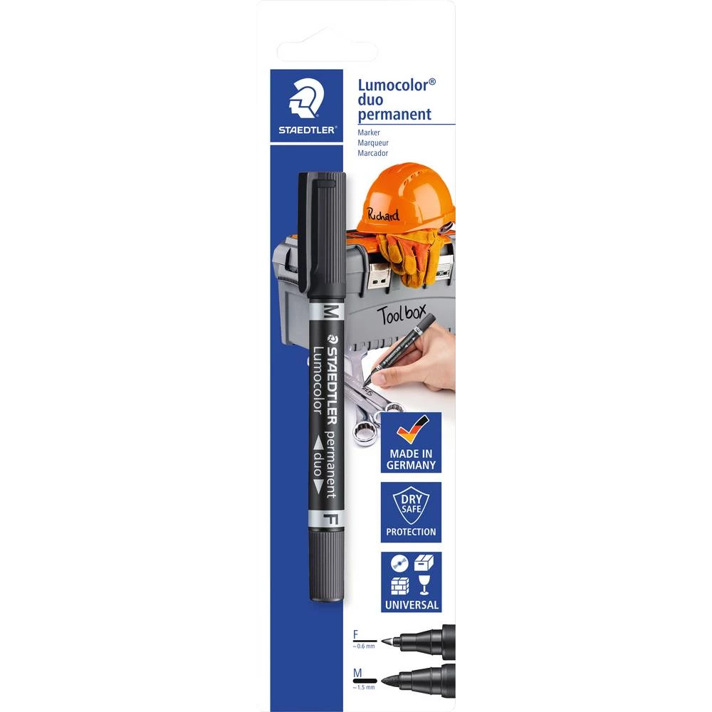 Staedtler Lumocolor 348-9 BK-1 trajni marker crna vodootporno: da slika