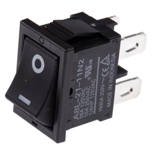 Omron ozibni prekidač 250 V/AC 10 A 2 x on/off IP40 zadržava položaj 1 St. Bag slika