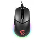 MSI Clutch GM11 ergonomski miš za igranje USB optički crna 6 Tipke 400 dpi, 800 dpi, 1600 dpi, 3200 dpi, 5000 dpi ergono