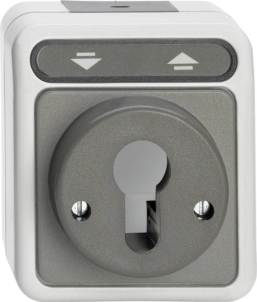 Merten 1 komad Potpuni Tipkalo za rolete Svijetlosiva 4075011 slika