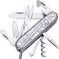 Švicarski džepni nož Broj funkcija 14 Victorinox Climber 1.3703.T7 Srebrna (prozirna) slika