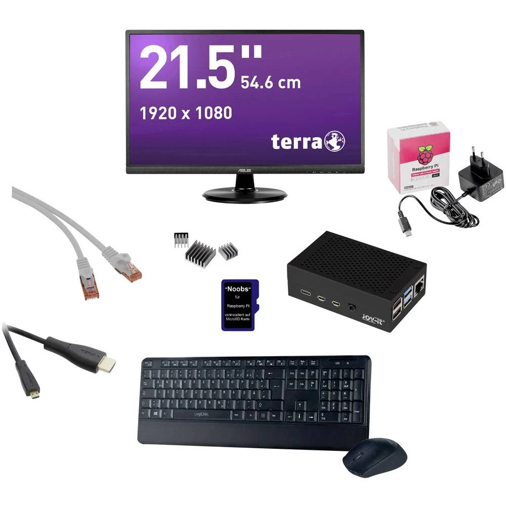 Renkforce 54.6 cm (21.5 palac) All-in-One PC ARM Cortex™ A-72 4 GB 32 GB Noobs crna slika