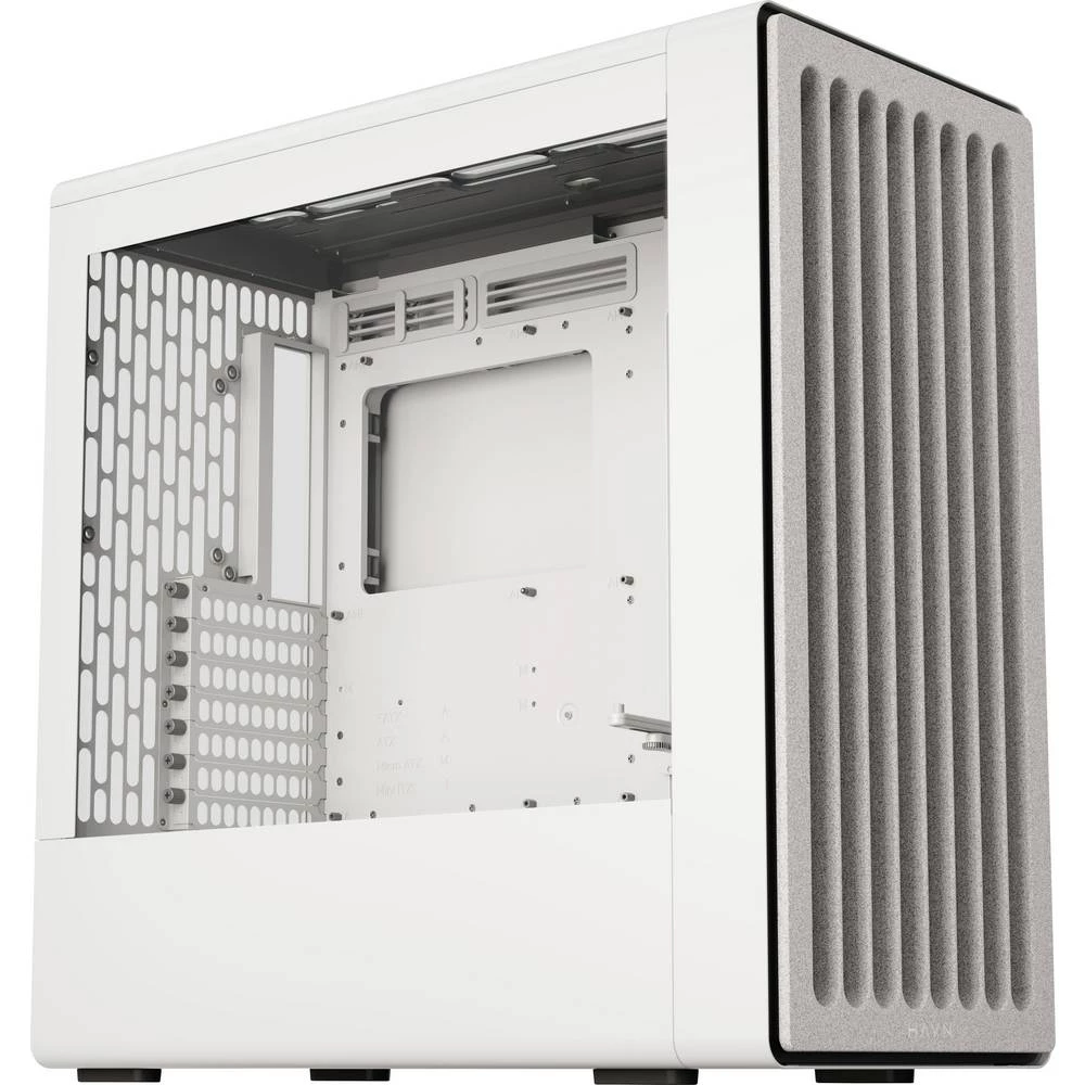 HAVN HAVN BF 360 PC-Gehäuse, Midi-Tower, E-ATX, Tempered Glass - weiß midi-tower kućište , kućište za računala, kućište slika