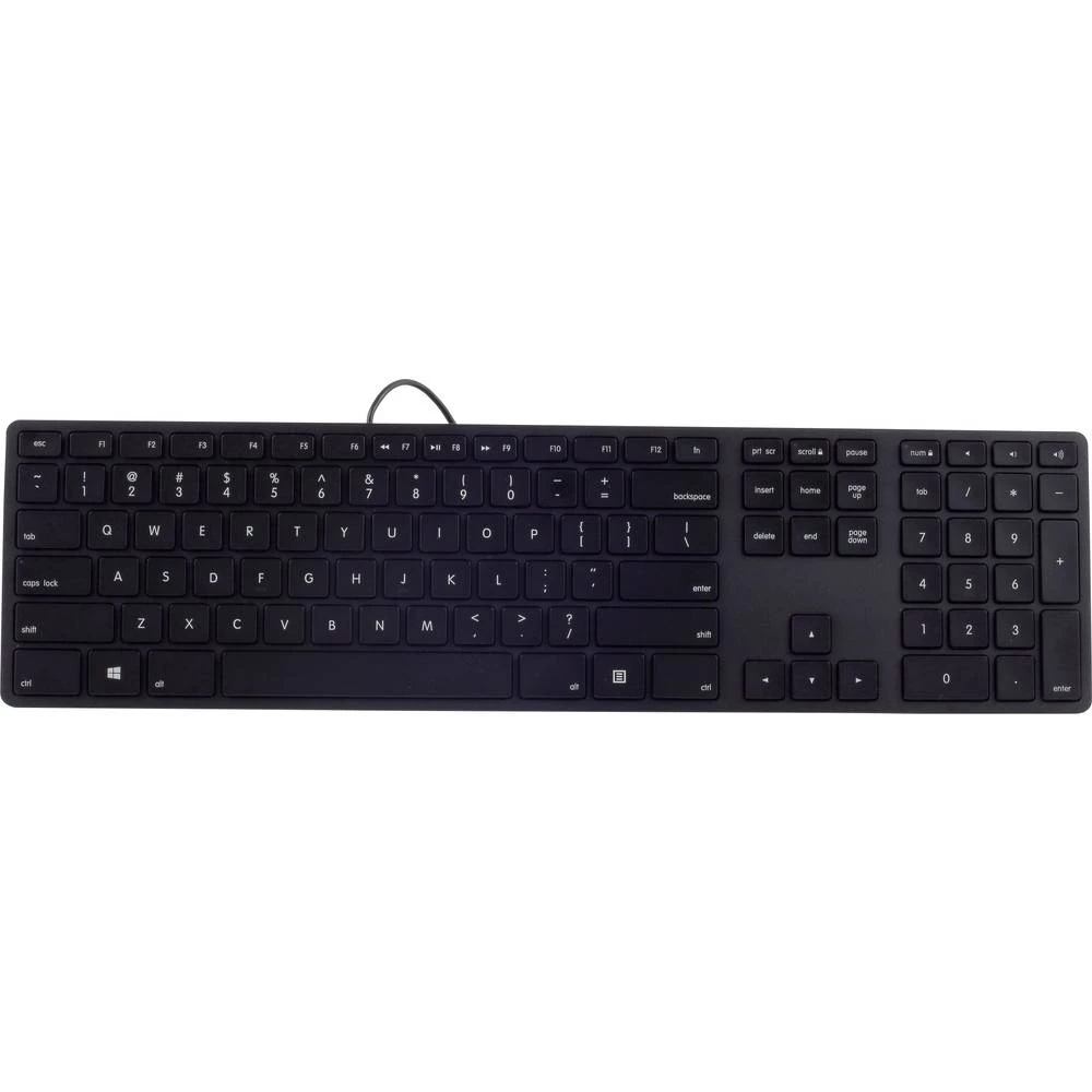 USB tipkovnica MacLand Matias Crna Osvjetljen slika