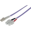 Staklena vlakna Svjetlovodi Priključni kabel [1x Muški konektor LC - 1x Muški konektor SC] 50/125 µ Multimode OM4 2 m Inte slika
