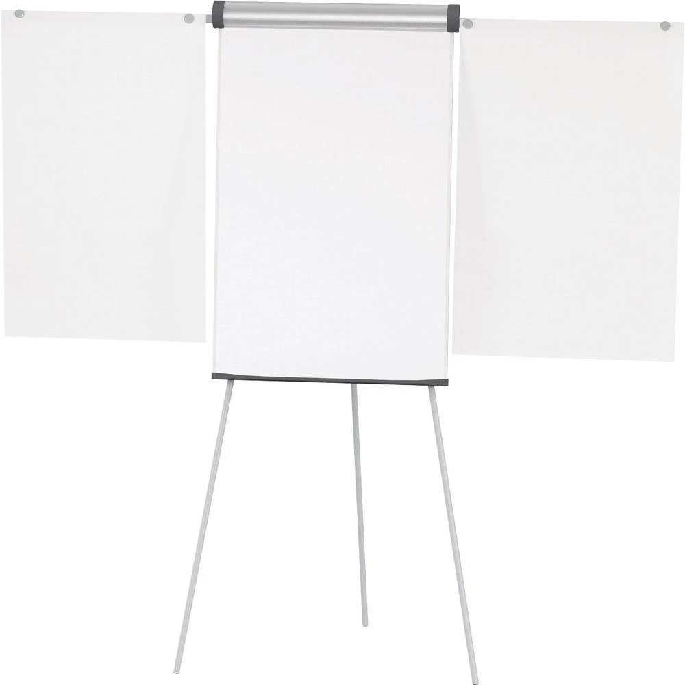 Maul Flipchart MAULsolid (Š x V) 66 cm x 97 cm Srebrna Uklj. poslužavnik, Brisiva, Prilagodljiva po visini, Označena, Magnetska, slika