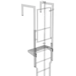 Günzburger Steigtechnik 63975 stepenica za stajanje montaža s alatom