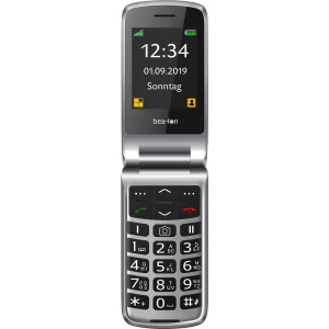 beafon SL495 Preklopni telefon Crno-srebrna slika