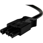 Adels-Contact 16626310 mrežni priključni kabel slobodan kraj - mrežni konektor Ukupan broj polova: 2 + PE crna 1.00 m 75 St.