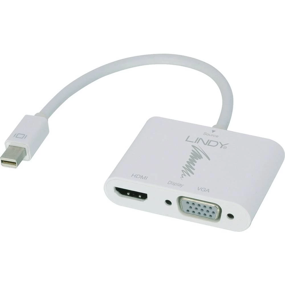 LINDY 41070 Mini-DisplayPort / HDMI / VGA pretvarač [1x muški konektor mini displayport - 2x ženski konektor HDMI, žensk slika