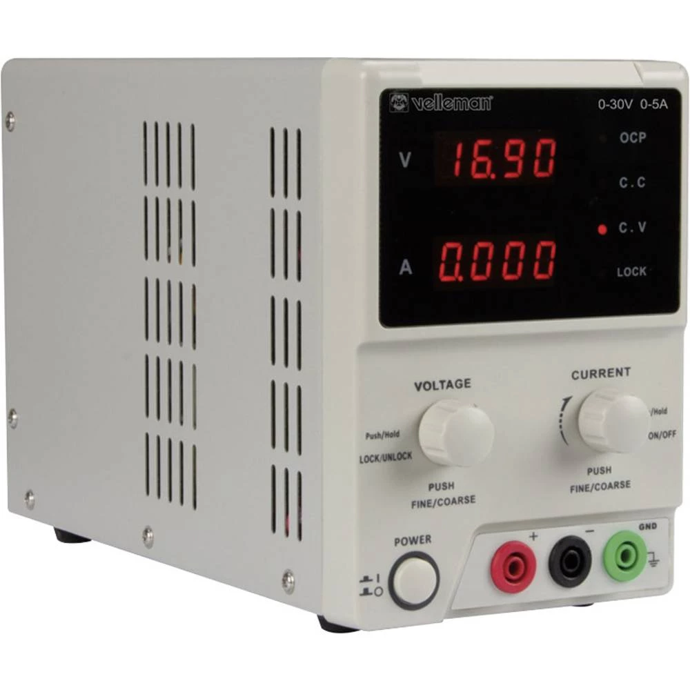Laboratorijsko napajanje, podesivo Velleman LABPS3005 0 - 30 V/DC 0 - 5 A 150 W Broj izlaza 1 x slika