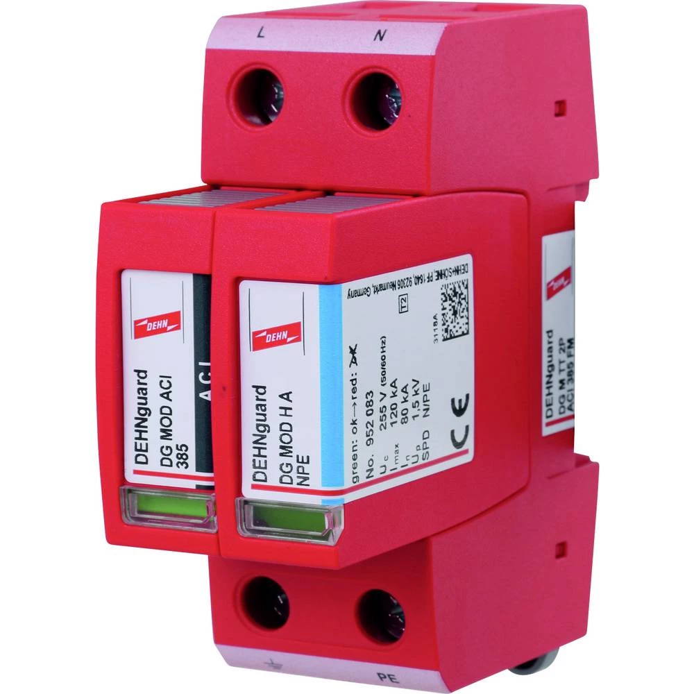 DEHN 952122 Überspannungsableiter Typ 2 DEHNguard M 2-polig Uc 385V mit ACI-Technologie odvodnik prenapona     1 St. slika