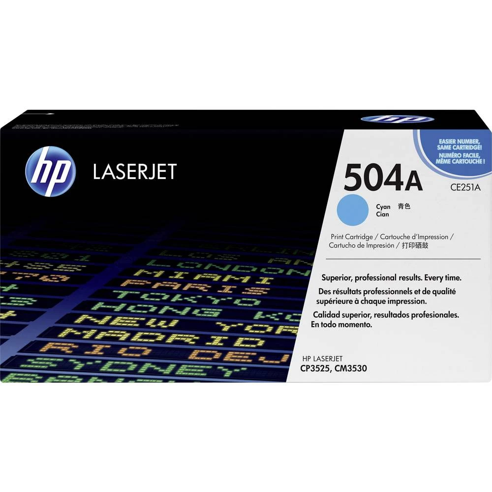 HP toner 504A original cijan 7000 Stranica CE251A slika