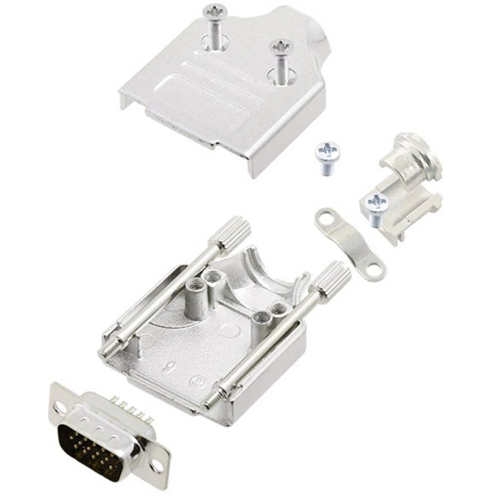 Komplet D-SUB pinskih konektora 180 ° Broj polova: 62 Lemni kup Amphenol 1 ST slika