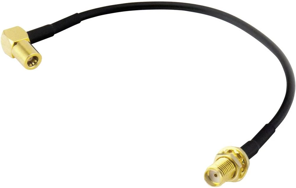Adapter za automobilsku antenu Caliber Audio Technology 150 mm SMA Ženski (ravno) do SMB Ženski 90 ° ANT7442 slika