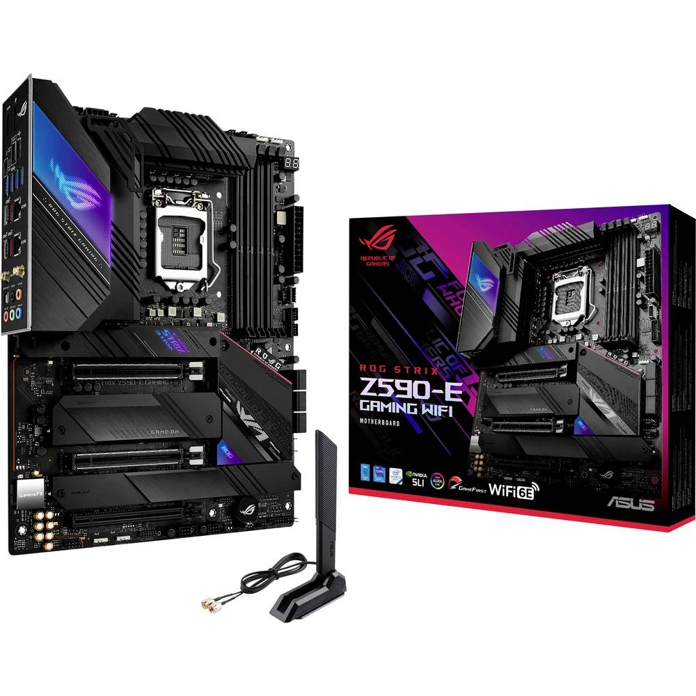 Asus ROG STRIX Z590-E GAMING WIFI matična ploča Baza Intel® 1200 Faktor oblika ATX Set čipova matične ploče Intel® Z590 slika