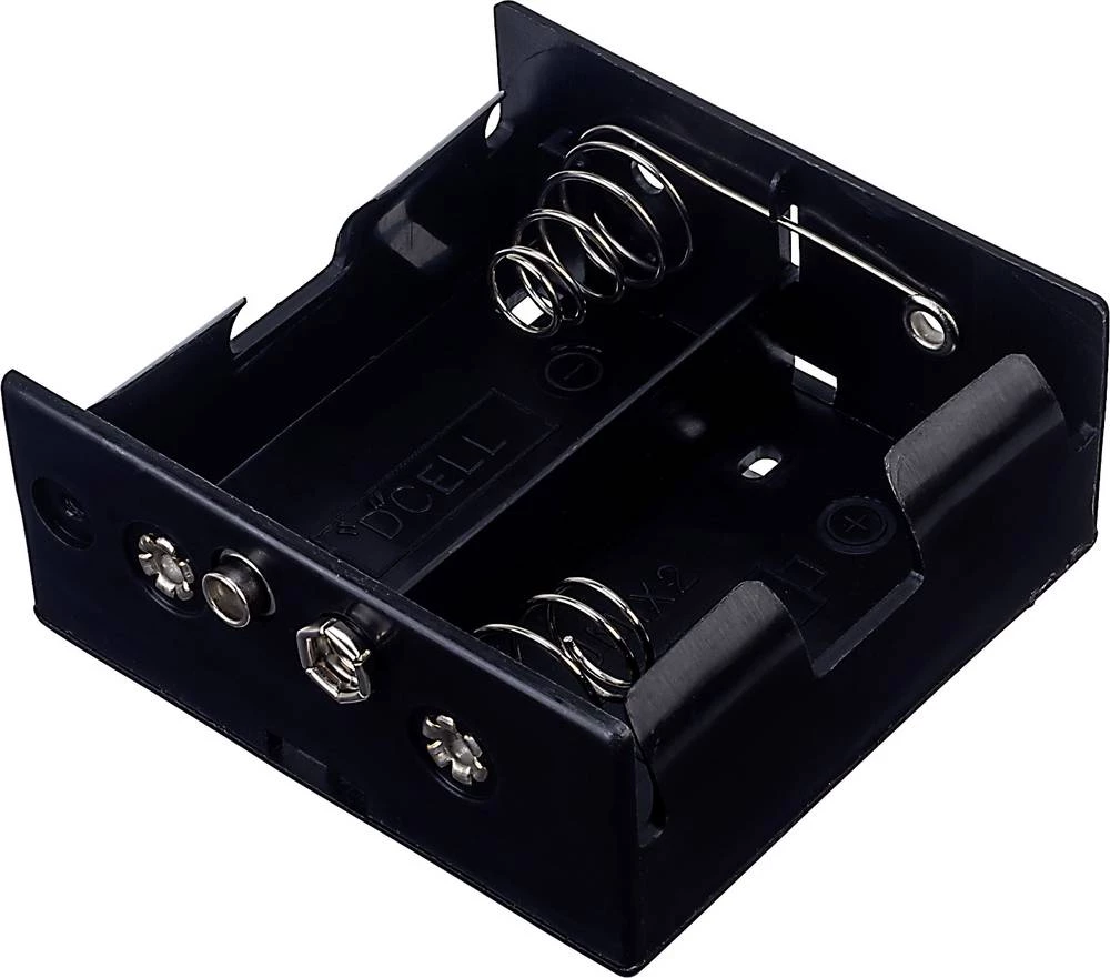 Baterije - držač 2x Mono (D) Snap priključak TRU COMPONENTS 18-0140 slika