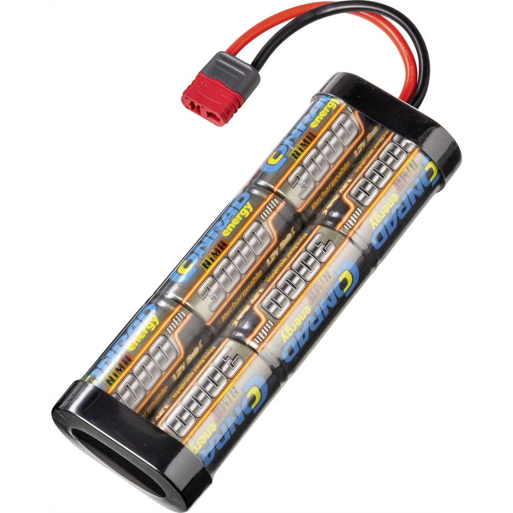 Conrad energy NiMH akumulatorski paket za modele 7.2 V 3000 mAh Broj ćelija: 6   sustav T-konektora slika