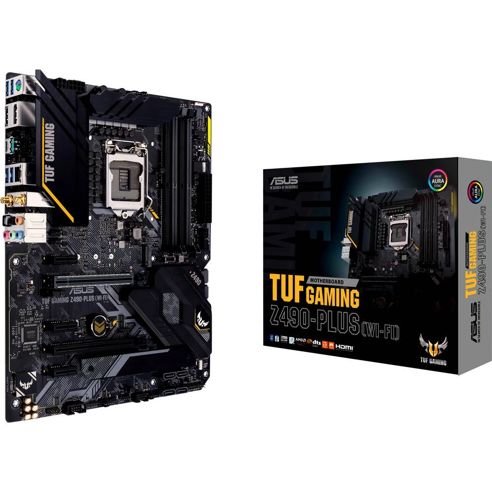 Asus TUF GAMING Z490-PLUS (WI-FI) matična ploča Baza Intel&reg; 1200 Faktor oblika ATX Set čipova matične ploče Intel&reg; Z490 slika