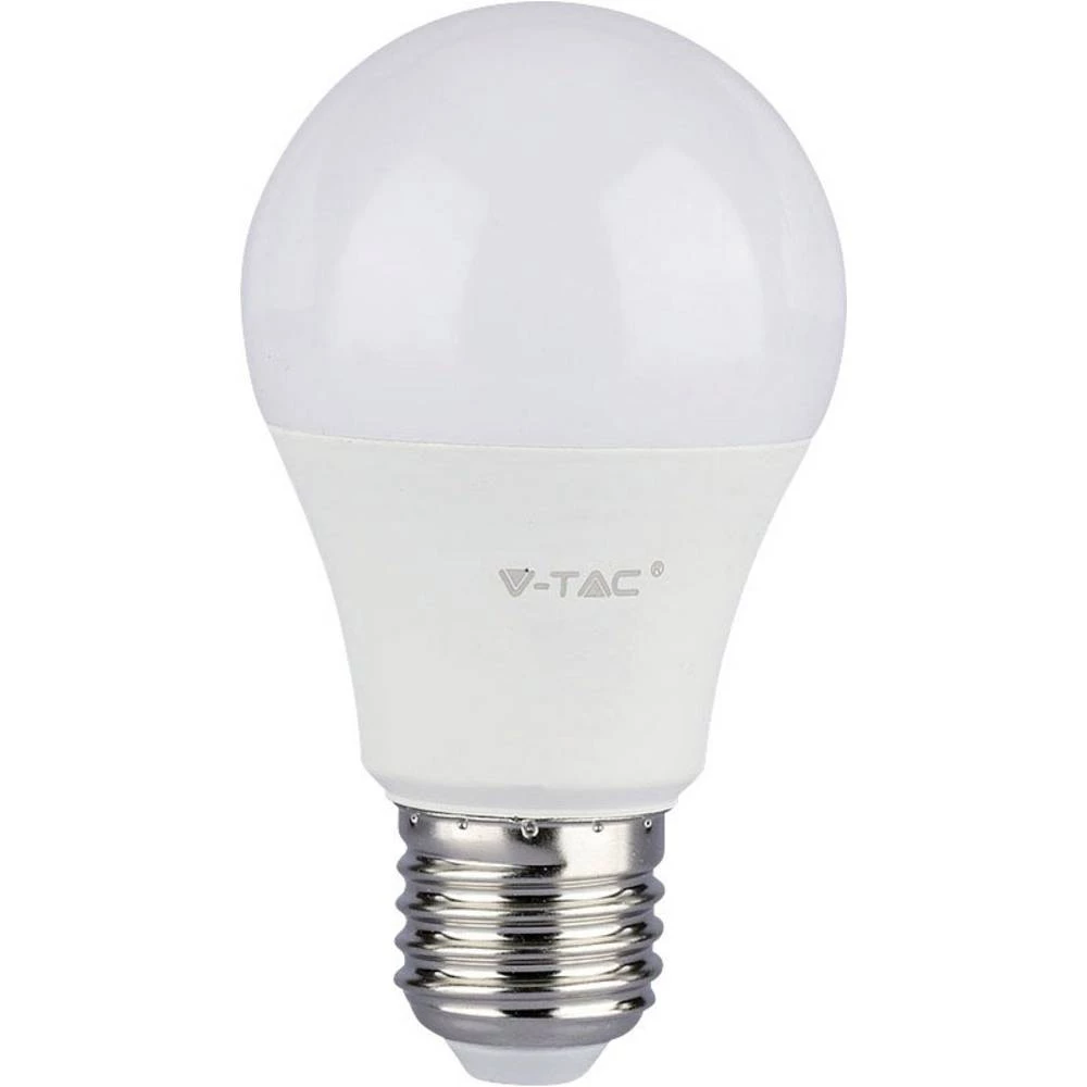 V-TAC led Energetska učink. A+ (A++ - E) E27 klasičan oblik 9 W = 60 W hladno bijela (&Oslash; x D) 58 mm x 106 mm 1 St. slika