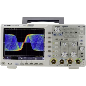 Digitalni osciloskop VOLTCRAFT DSO-6204F 200 MHz 1 GSa/s 40000 kpts 8 Bit Kalibriran po ISO Digitalni osciloskop s memorijom (OD slika