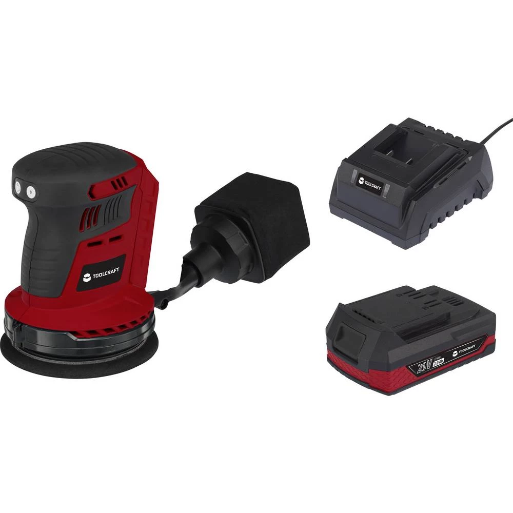 TOOLCRAFT ES-800 / TAWB-200 Akumulatorska ekscentrična brusilica li-ion uklj. akumulator slika