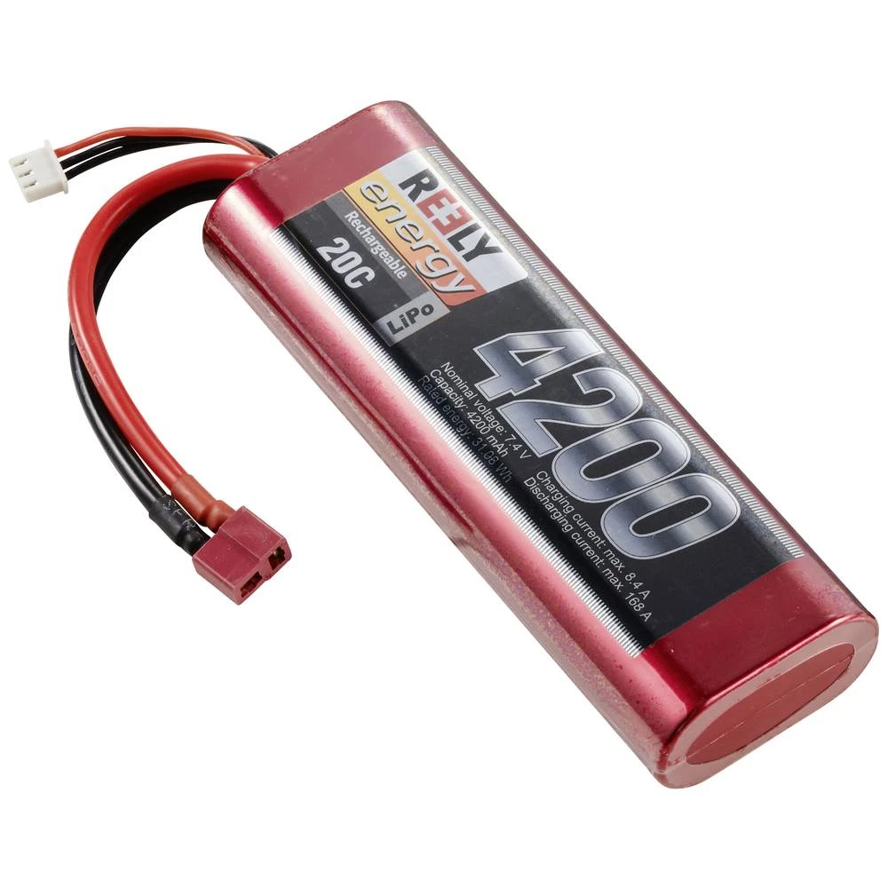 Reely lipo akumulatorski paket za modele 7.4 V 4200 mAh Broj ćelija: 2 20 C tvrdo kućište T-spojni sustav slika