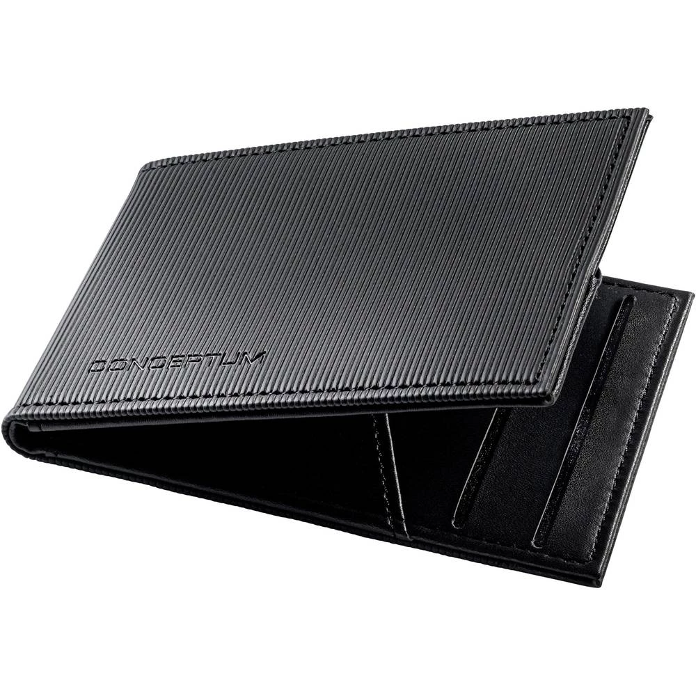 Sigel Etui za kreditne kartice, gotovinske kartice, posjetnice CONCEPTUM&reg; 4 kartice (Š x V x d) 105 x 70 x 10 mm Crna Umjetn slika